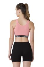 Van Heusen Women's Cotton Non-Padded Wireless Light Impact Sports Bra - Anti Bacterial, Full Coverage - Image 2