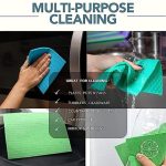 Shopfleet Cotton Cellulose Cleaning Sponge For Kitchen And Home, 20 X 16 X 0.5 Cm - Pack Of 10 Wipes (Multicolor), Cellulose - Image 6
