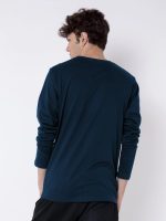 Bewakoof Men's Printed 100% Cotton T-Shirt - Regular Fit, Round Neck, Full Sleeves - Image 3
