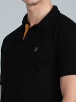 Lux Cozi Men's Solid Relaxed Fit Polo Shirt - Image 7