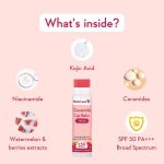 WishCare Tinted Lip Balm with SPF 50 PA+++ - Brightening Lip Balm for Dark Lips with Kojic Acid & Niacinamide- SPF lip balm for Women 5g - Image 5