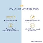 Dove Gentle Exfoliating Nourishing Body Wash, Mild Cleanser Moisturizes Skin, Balances Ph, For All Skin Type, 250 ml - Image 4