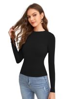Dream Beauty Fashion Women's Full Sleeve Top Round Neck Casual Tshirt (Empire4-23 Inches) - Image 2