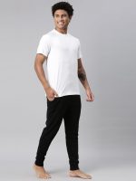 Levi's 025 Men's Premium Soft Cotton Solid T-Shirt - Round Neck, Short Sleeves with Side Branding (Pack of 1) - Image 5