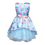 Hopscotch Girl's Fit And Flare Floor Length Dress - Image 2
