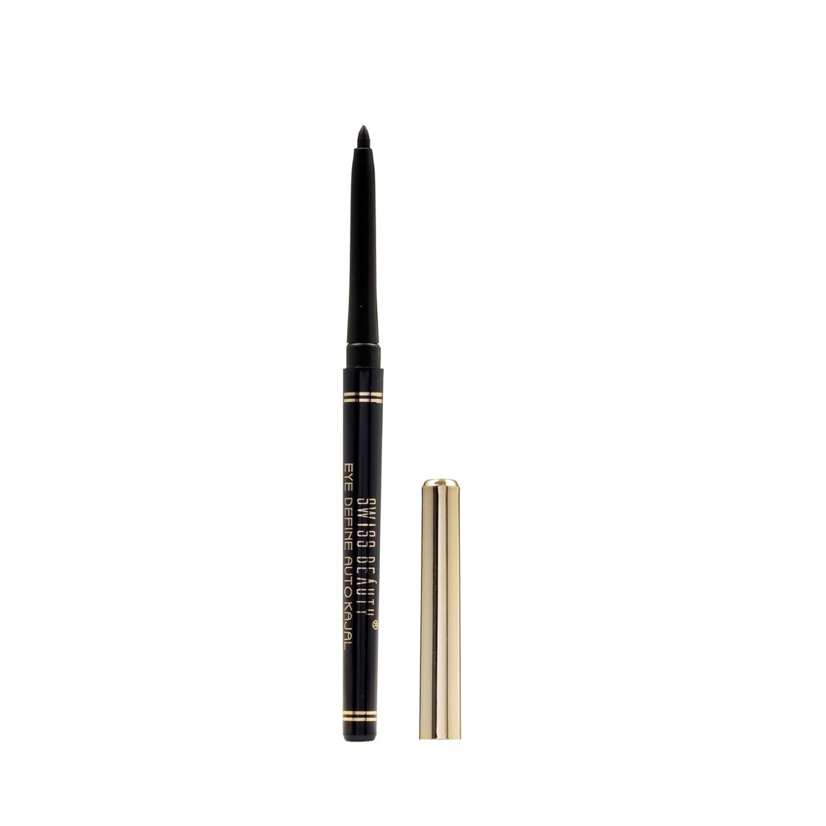 SWISS BEAUTY Eye Define Auto Kajal Pencil Longwear & Smudgeproof, Eye Makeup, Matte Finish - Sb-E3 Black, 0.35G Long Stay, Waterproof, Eye Kajal Pencil, Makeup Kajal Pencil, Longlasting, Light Weight - Image 2