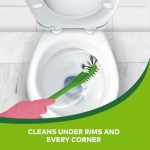 Scotch-Brite Double Sided Durable Plastic Toilet Brush with Nylon Bristles (Green, Pack Of 1) - Image 3