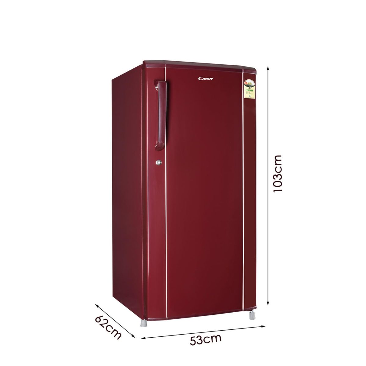 CANDY 165L 1 Star Direct Cool Single Door Refrigerator with Stabilizer free Operation (Red Mono, CSD1761RM) - Image 3