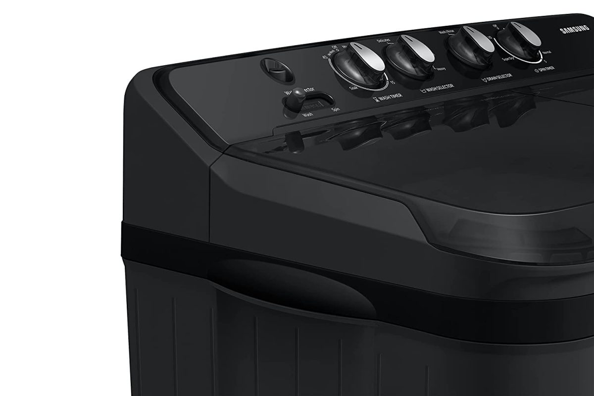 Samsung 8.5 Kg 5 Star Semi Automatic Top Load Washing Machine (WT85B4200GD/TL,DARK GRAY) - Image 8