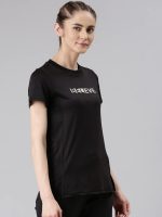 Enamor Womens Athleisure A306-Dry Fit with Antimicrobial & Sweat Wicking Crew Neck Short Sleeve Breathe Active Wear T-Shirt - Image 4