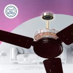 Crompton SUREBREEZE SEA SAPPHIRA 1200 mm Ceiling Fan for Home | BEE Star Rated Energy Efficient Fan | Superior Air Delivery | HighSpeed | 2 Years Warranty | (Lustre Brown), Pack of 1 - Image 2