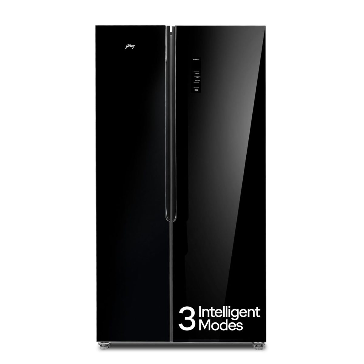 Godrej 600 L Frost Free Smart convertible Zones with Digital Touch Panel, Frost Free Inverter Side By Side Refrigerator(2025 Model, RS EONVELVET 600C RIT BK GL, Black Glass) - Image 4
