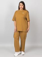 Kepa Plus Size Summer Co Ord Set for Women | Top and Lower Set with Stretchable Waistband | Stylish Airport Outfit for Women | Western Track Suit Co-Ord Set for Casual Wear - Image 3
