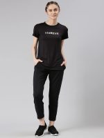 Enamor Womens Athleisure A306-Dry Fit with Antimicrobial & Sweat Wicking Crew Neck Short Sleeve Breathe Active Wear T-Shirt - Image 5