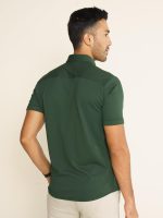 DAMENSCH Men's Solid Regular Fit Button Down Shirt - Image 6