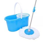 Raxon Innovation Stainless Steel Microfiber Floor Cleaning Mop with Removable Washable Cleaning Pad and Integrated Water Mechanism,mop for Cleaning Floor(Multicolour) (Spin Mop) - Image 5