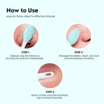Gleva Silicone Skincare Lip/Nose Exfoliator Deep Cleaning Blackhead Remover Facial Cleansing & Face Scrubber Brush, Double-sided Soft Lip Brush for Smoother and Fuller Lip Appearance Pack of 1 (Blue) - Image 7