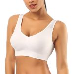 BIG KRAZI Women's Sports Bra,Air Bra | Pack of 3 | Skin,Black,White | Imported Bra | Free Size (Fit to 30-34) - Image 3
