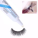 HUDA GIRL Eye Lashes for Women - Black Handmade Natural Thick Long Polyester, 3 Pairs False Eyelashes with Eyelash Glue - Empathetic Reusable Extensions for Womens, Girls - Eyelash with glue Set - Image 4