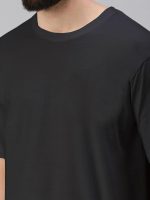 Veirdo® Oversized Baggy Fit Drop Shoulder Half Sleeves Round Neck Solid Pure 100% Cotton T-Shirt for Men (Available in White, Black, Mustard, Maroon, Green, Lilac, Navy, Red Color) - Image 5