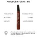 New Eyebrow Pen with a 4 Micro-Fork Tip Creates Flawless Natural Looking Brows, Based on Clear Eyebrow Microblading Pen Waterproof, Long-Lasting, Sweat (Brown) - Image 4