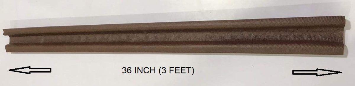 Radiant™ Door Bottom Sealing Strip Guard for Home (Size- 39 inches) (Pack of 3) (Brown) - Image 3