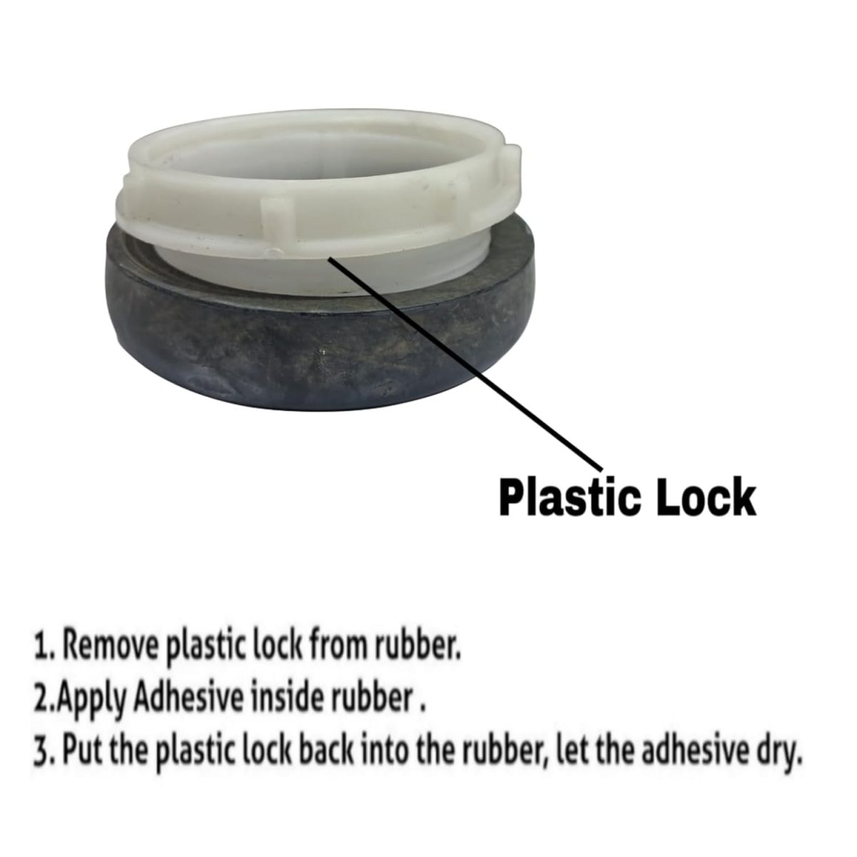 Washing Machine Spin Below Buffer Seal, OTV for Universal All LG, Videocon, Godrej, Samsung Model Semi Automatic Washing Machine (with Adhesive) (Match & Buy) - Image 2
