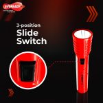 Eveready CITYLITE Multipurpose Emergency Rechargeable Lantern|HL50|2W Torch & 3W Lantern|Micro USB Fast Charging|Overcharge Protection|Powered by 3.7V Li-Ion Battery|Red, Blue & Green, LED, 220 Lumen - Image 3