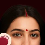 Mamaearth Liquid Matte Sindoor with Almond Extract & Vitamin E - 2.8 ml | 02 - Maroon | India’s First Made Safe Certified Sindoor | Mercury & Lead Free | Long-lasting & Smudge-proof - Image 2