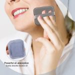 MAYCREATE® 100Pcs Face Blotting Paper for Oily Skin, Natural Linen Bloating Papers for Oily Face, Oil Absorbing Sheets for Face, with Built-in Mirror & Powder Puff Pad for Men and Women - Image 4