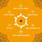 Eyetex Pallavi Sticker Bindi/Pottu|Round|Aloe Vera & Papaya Extracts|Breathable Non-Irritating Velvet Fabric|P6|Dark Maroon|20 Flaps - Image 3