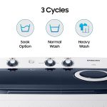 Samsung 6.5 kg, 5 star, Semi-Automatic Top Load Washing Machine (WT65R2200LL/TL, Air Turbo Drying, LIGHT GRAY) - Image 3