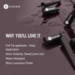SUGAR Cosmetics Gloss Boss 24Hr Glossy Eyeliner Gel With Brush | Smudeproof & Waterproof - 01 Back In Black (Black Eyeliner) | 3Ml - Image 5