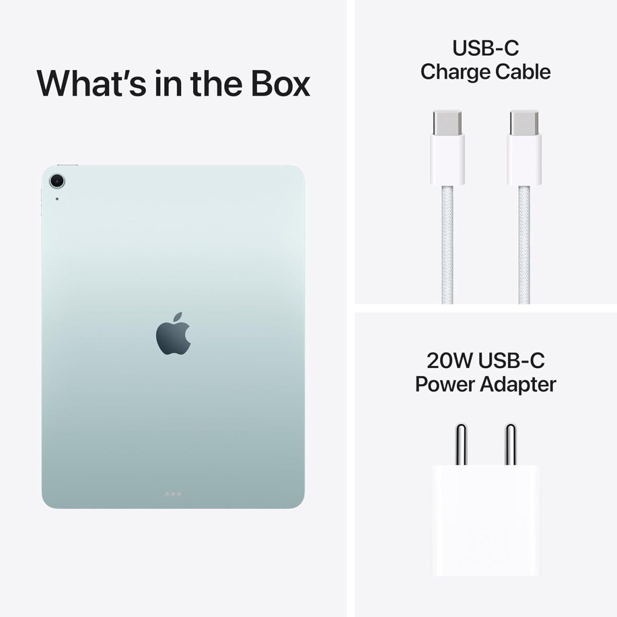 Apple iPad Air 13″ with M3 chip: Built for Apple Intelligence, Liquid Retina Display, 128GB, 12MP Front/Back Camera, Wi-Fi 6E + 5G Cellular, Touch ID, All-Day Battery Life — Blue - Image 6