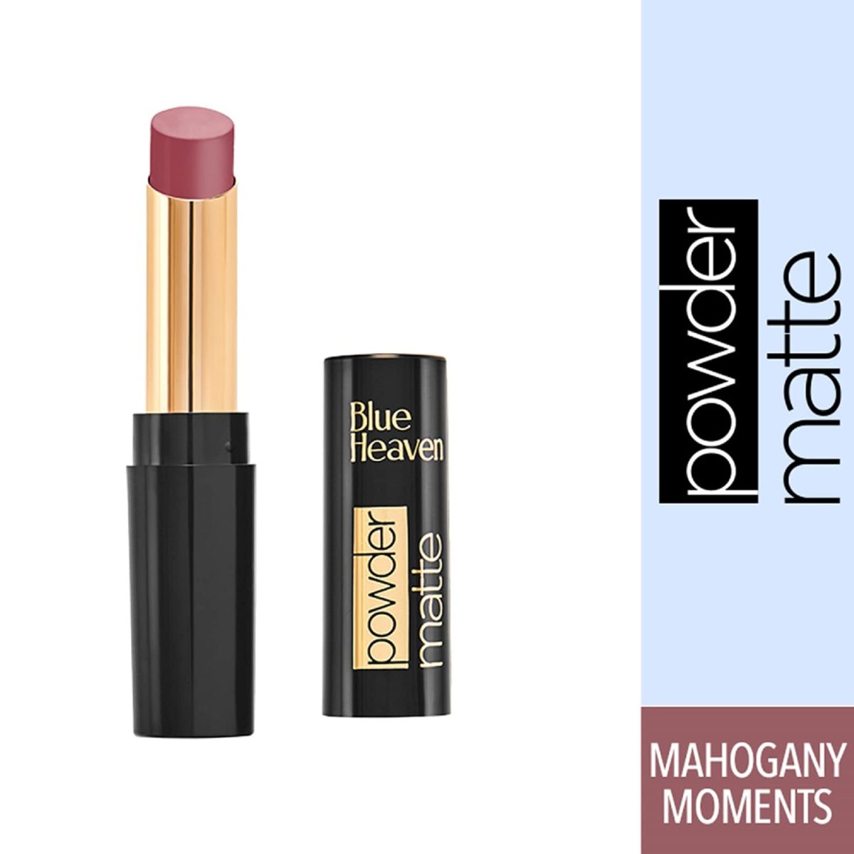 Blue Heaven Powder Matte Lipstick Mahogany Moments - Image 2
