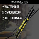 Maybelline New York Kajal, Super Black, Intense Colour, Sharp Definition, Long-lasting, Colossal Kajal, 0.35g - Image 3