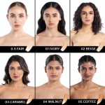 FLiCKA The Base Story Cream Foundation for Face Makeup 8.5gm | Medium to High Coverage | Waterproof & Long Lasting | Smooth & Matte Finish with SPF | All Skin Types | 02 Beige - Image 4