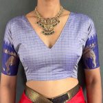Veglari women's kanchipuram lithi silk cotton soft jacqurad banarsi sarees with blouses piescs - Image 7