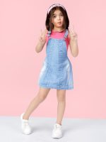 Naughty Ninos Girl's Pinafore Above The Knee Dress - Image 2