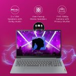 Lenovo IdeaPad Slim 3 13th Gen Intel Core i7-13620H 15.6" (39.62cm) FHDIPS300 Nits Thin&Light Laptop (16GB/512GB SSD/Intel UHDGraphics/Win11/Office Home 2024/1YrADP Free/ARCTIC-Grey/1.6Kg), 83EM00GTIN - Image 5
