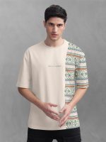 BULLMER Trendy Front and Back Printed Oversized Round Neck T-Shirt for Men - Pack of 2 - Image 8