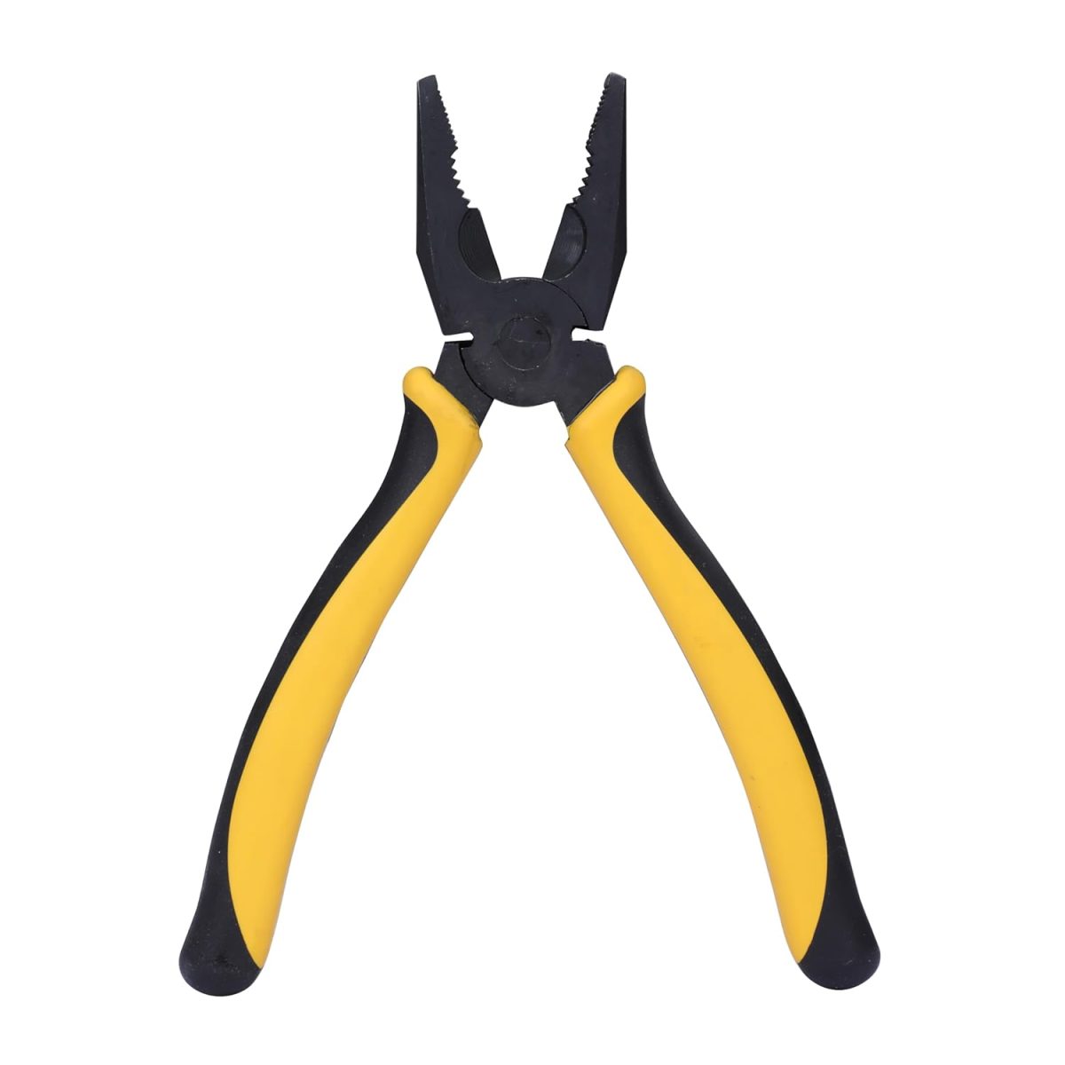 STANLEY 70-482 8'' Sturdy Steel Combination Plier with Anti-Rust properties for gripping, holding and cutting wires, YELLOW & BLACK - Image 5