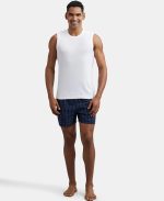 Jockey 9930 Men's Super Combed Cotton Rib Solid Slim Fit Round Neck Muscle Vest - Image 4