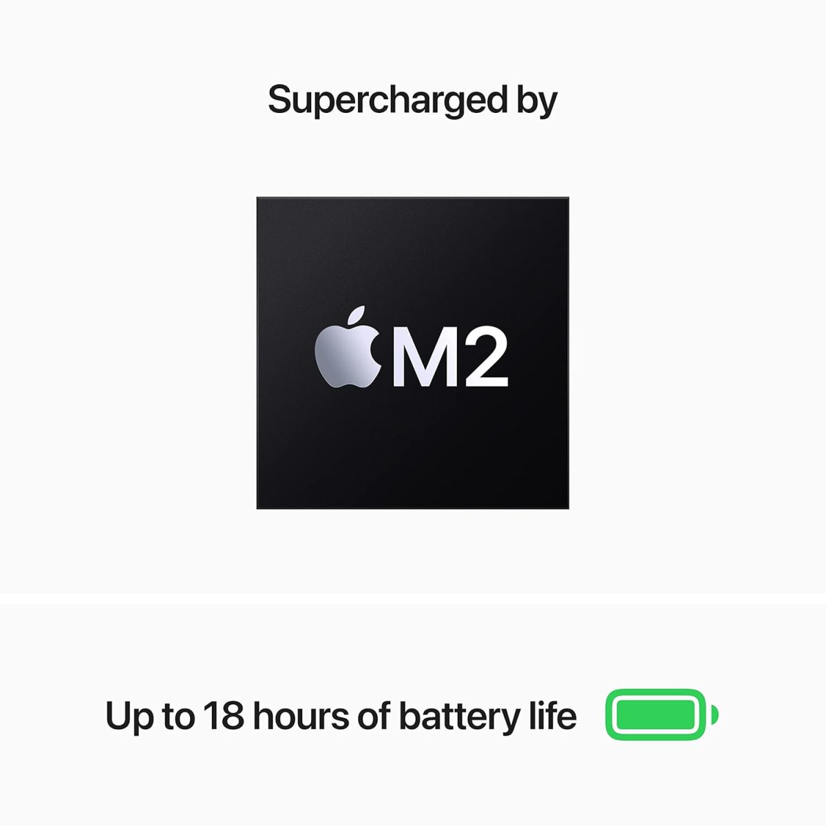 2022 Apple MacBook Air Laptop with M2 chip: 34.46 cm (13.6-inch) Liquid Retina Display, 8GB RAM, 256GB SSD Storage, Backlit Keyboard, 1080p FaceTime HD Camera. Works with iPhone/iPad; Midnight - Image 3