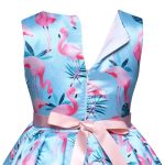Hopscotch Girl's Fit And Flare Floor Length Dress - Image 4