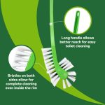 Scotch-Brite Double Sided Durable Plastic Toilet Brush with Nylon Bristles (Green, Pack Of 1) - Image 2