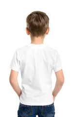 Double F Boys Cotton Independence Day T-Shirt, Round Neck, Half Sleeve, Regular Fit, 6 Months-16 Years, Red and Grey - Image 2