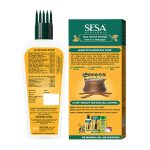 SESA Ayurvedic Hair Oil With Bhringraj & 17 Rare Herbs With Coconut Oil and 4 Nourishing Oil For Hair Growth Help Control Hair Fall with Easy Oil Applicator For Women and Men (200 ml) - Image 9