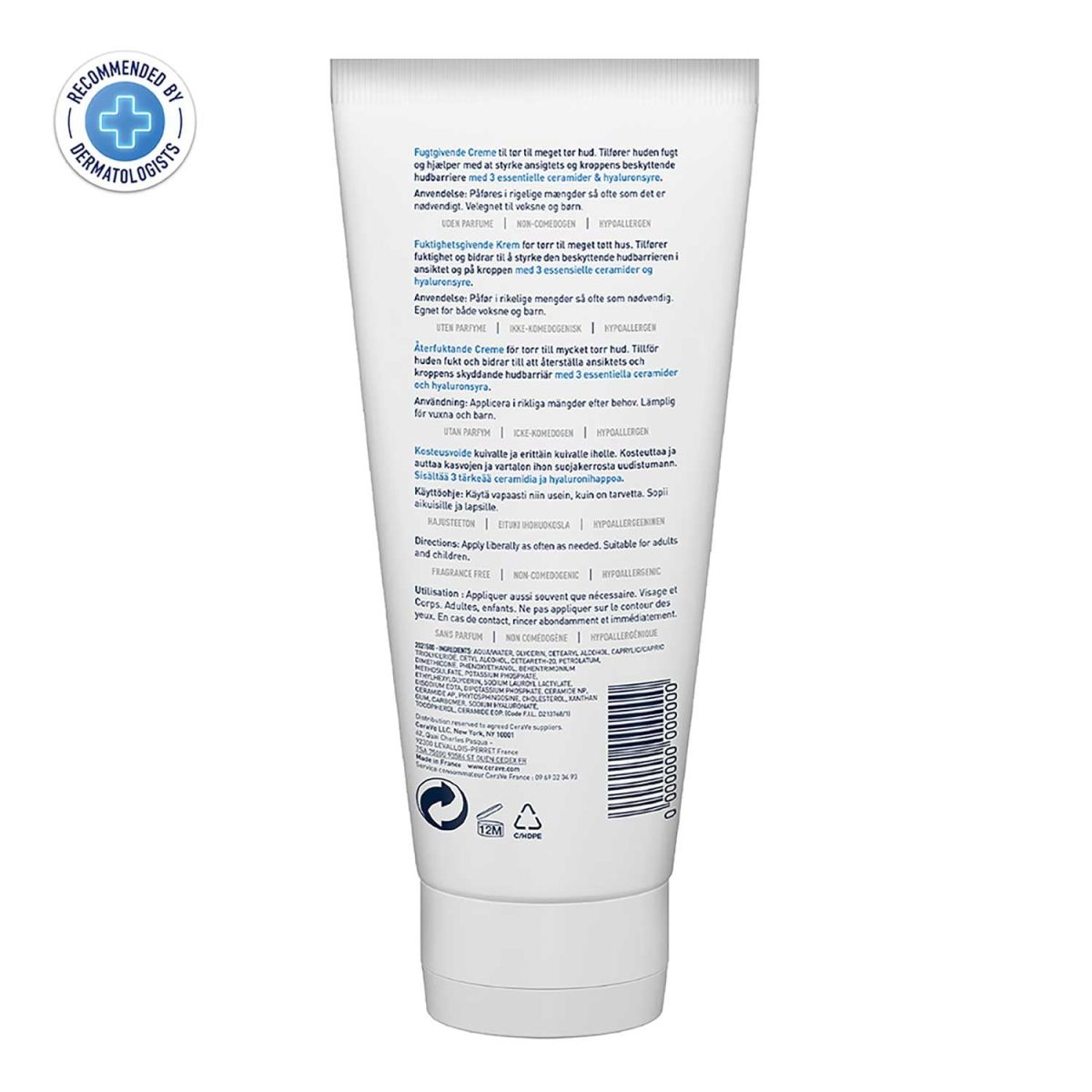 CeraVe Moisturizing Cream For Dry To Very Dry Skin (50ml) - Formulated with 3 Essential Ceramides And Hyaluronic Acid | Non-Comedogenic Moisturizer For Face and Body - Image 3