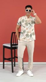 BULLMER Trendy Clothing Set with Shirt & Pants Co-ords for Men - Image 8